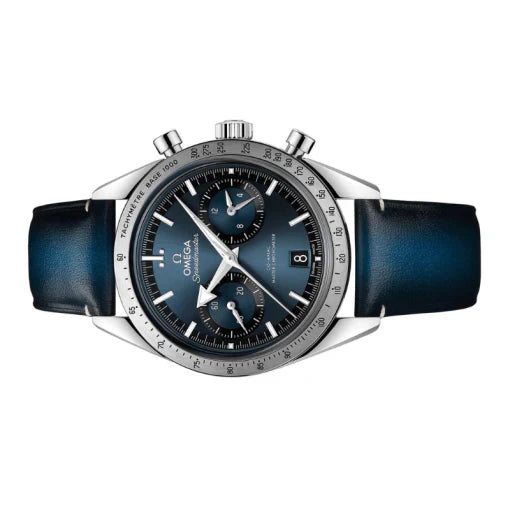 Ω OMEGA Speedmaster 57 Cuir Bleu