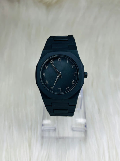 BLACK ARABIC AURA WATCH